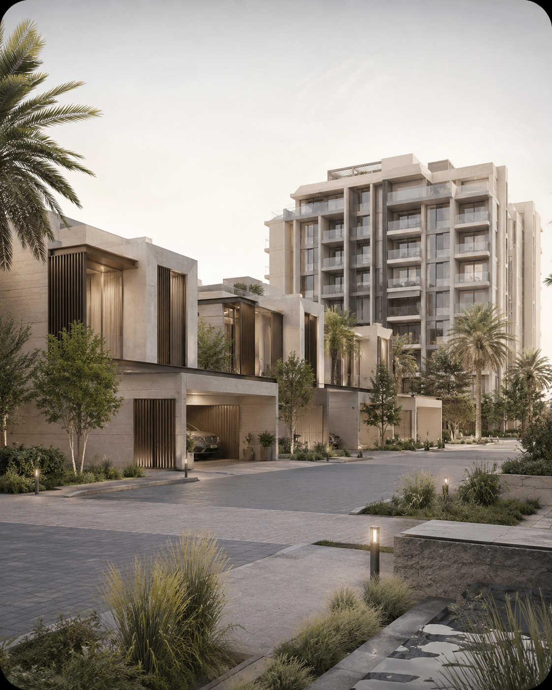 فلل وعمائر سكنية فخمة وعمائر سكنية حديثة تعبر عن التطوير العقاري